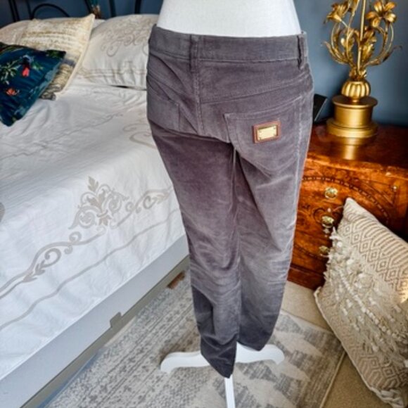 Dolce & Gabbana Brown Corduroy Skinny Pants - Picture 5 of 14